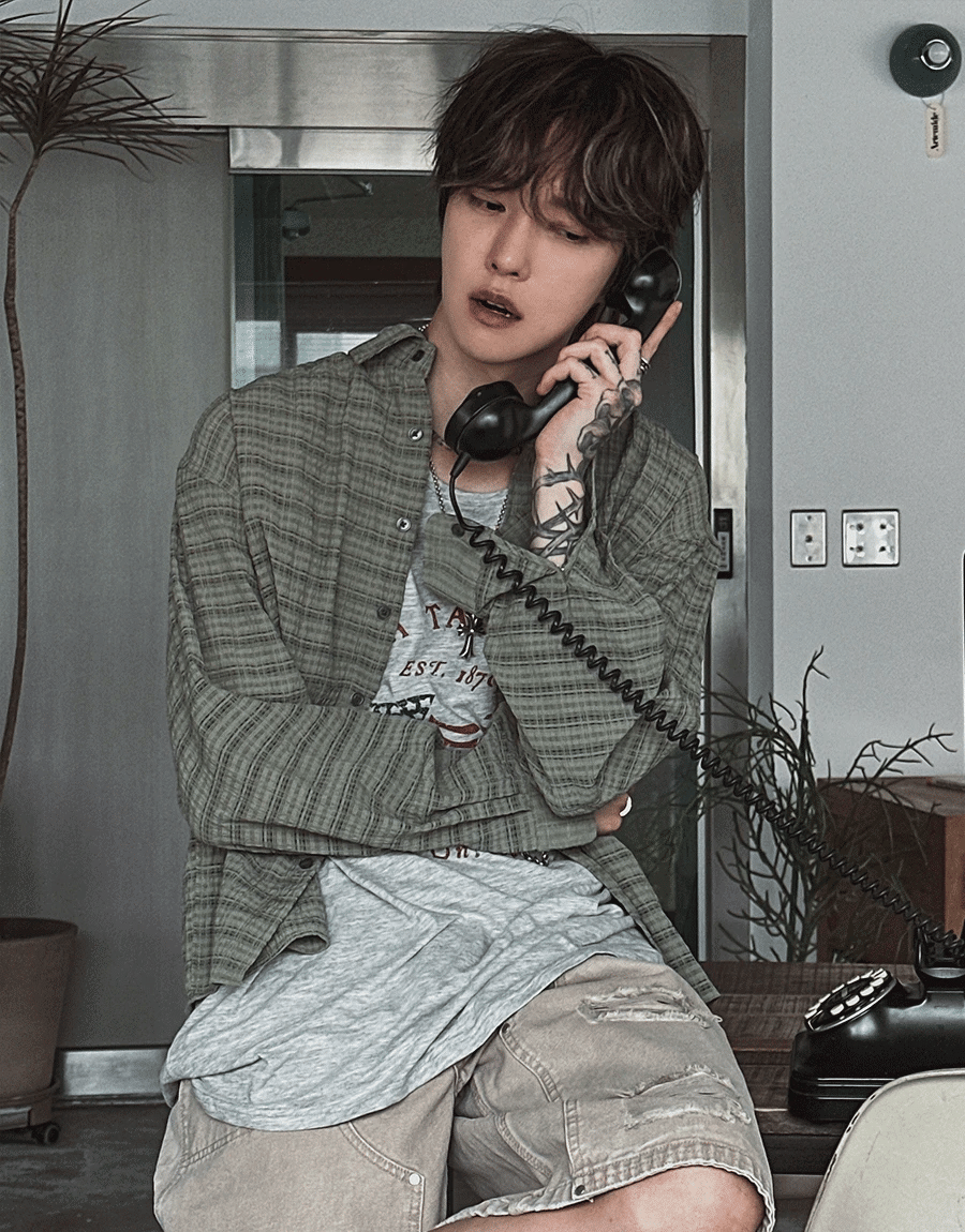 店主自留！Unisex泡泡格紋襯衫｜4色入