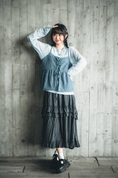 Soft☁️ 親膚透透長袖top｜5色入