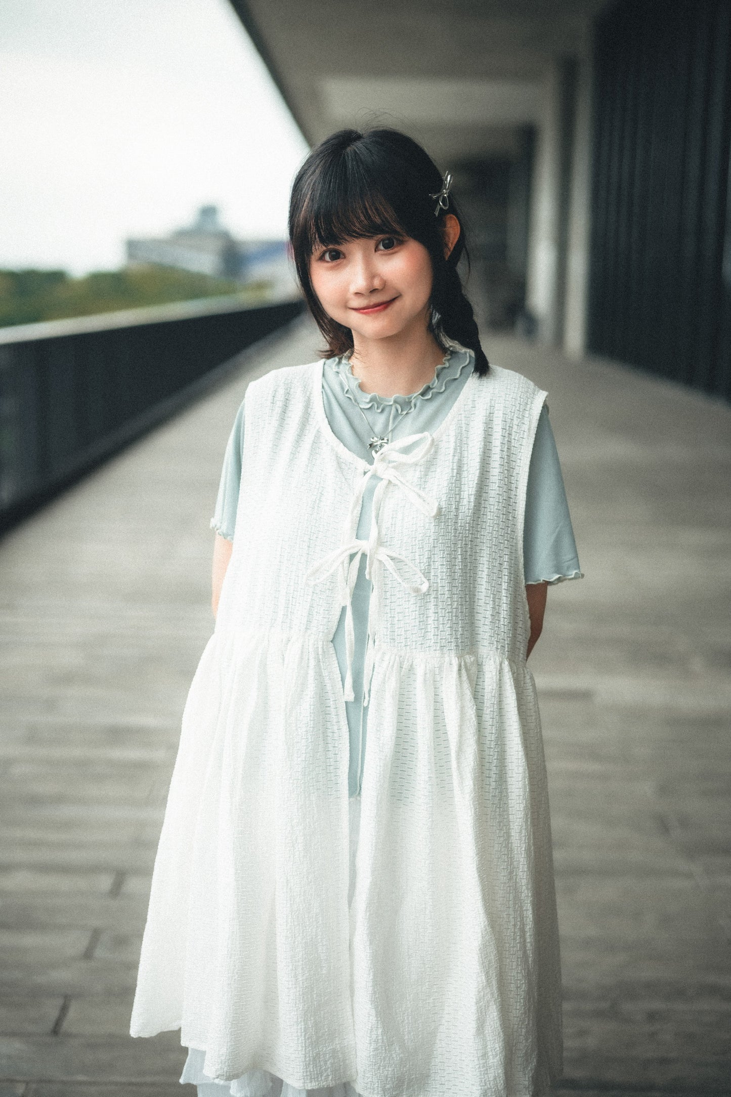 [最後現貨❕] 夏日☀️透膚明線撞色RUFFLE TOP｜7色入