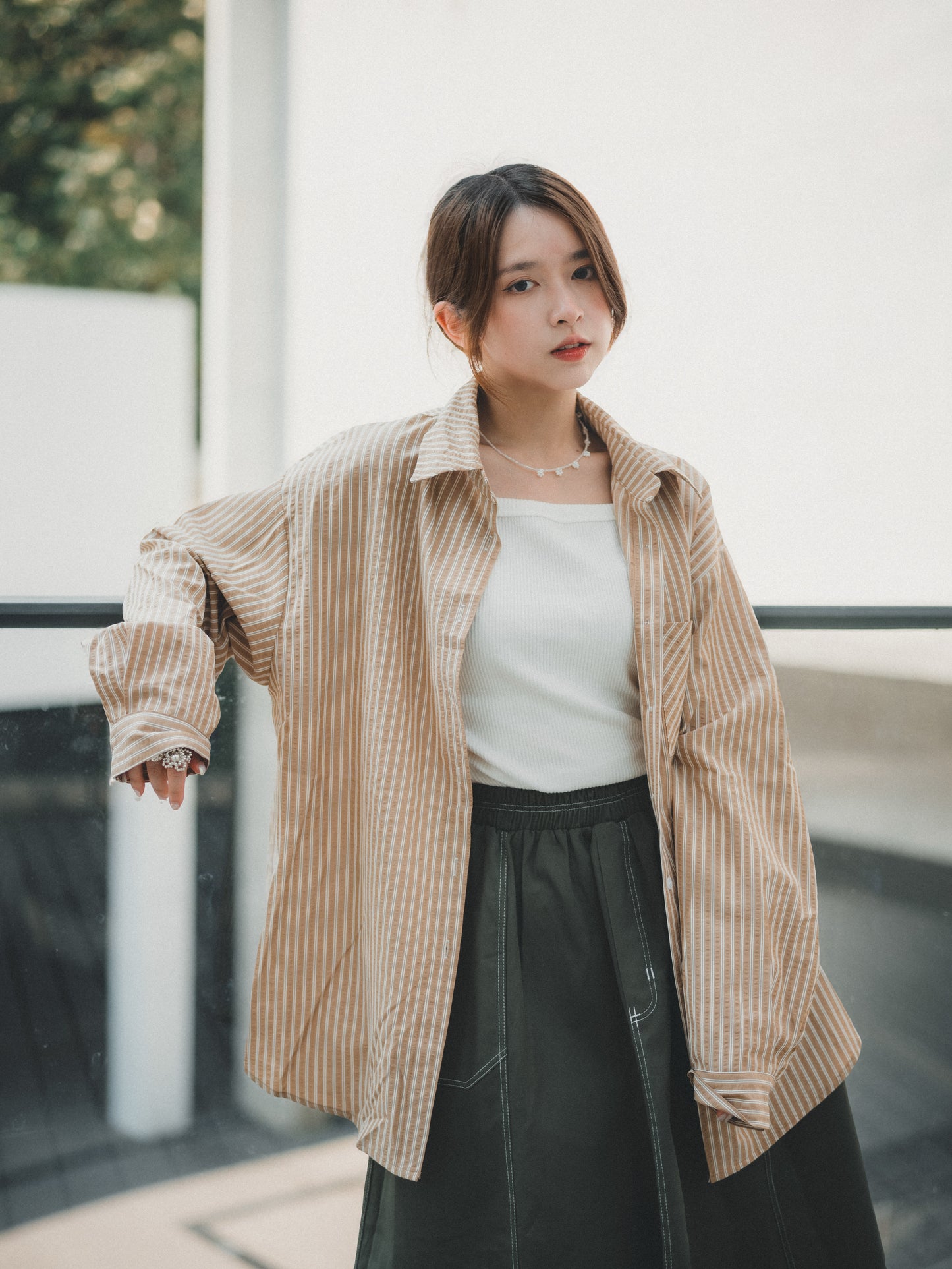 上班！直條紋襯衫｜2色入