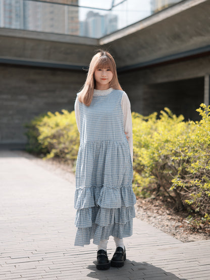 少女心💗菱格蝴蝶結捲邊Top｜6色入