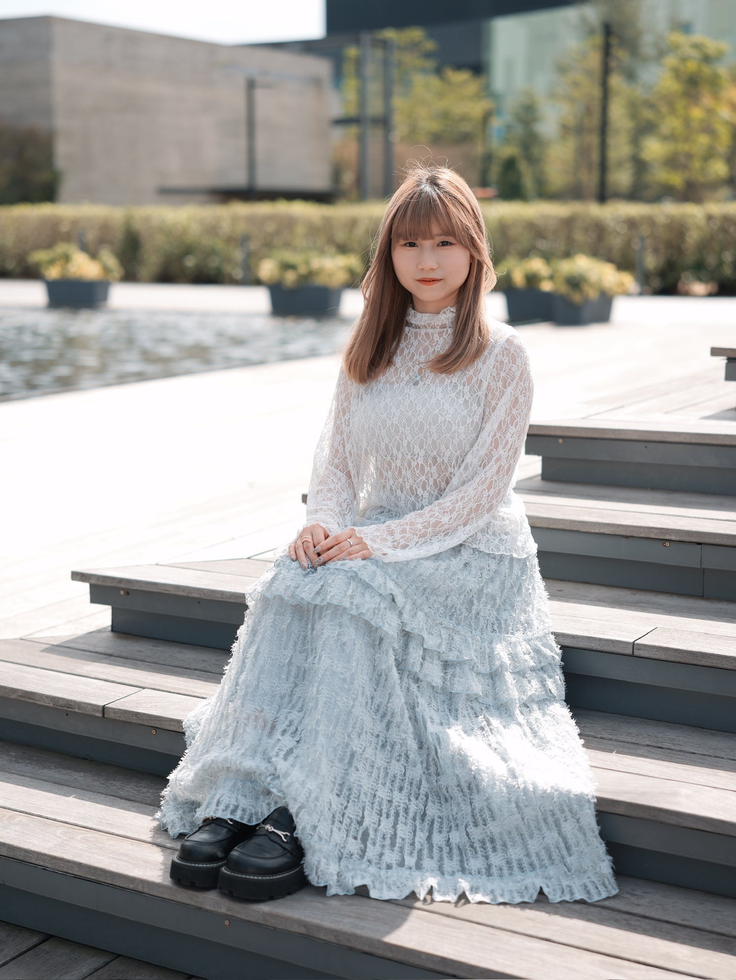 最後一批！Lace Ruffle Top｜4色入