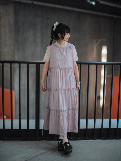 涼感背心ruffle蛋糕ops｜7色入