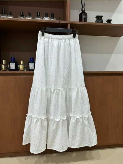 Dot dot點點Ruffle半身裙｜1色入