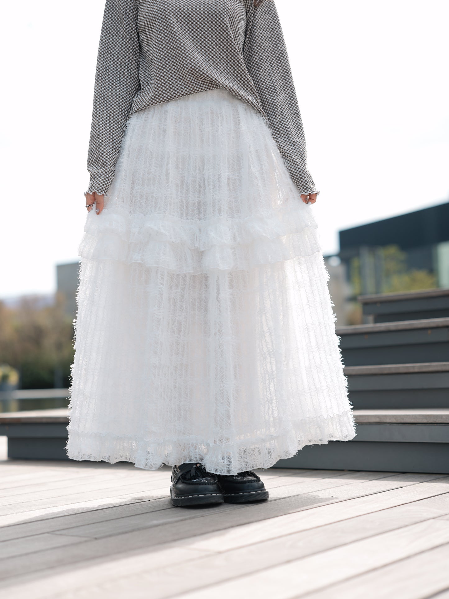 毛毛ruffle cake dress｜4色入